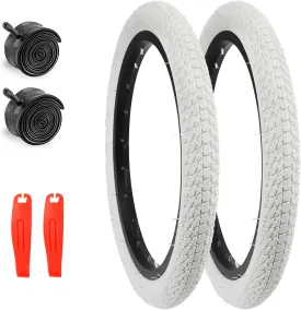 1/2 Pack 16/20 Inch Bicycle Tire 16x1.75/20x1.75 Bike Tyres for 16"/ 20" Bicycles, Kid Bikes, Child Girl Bicycle, Tricycle.