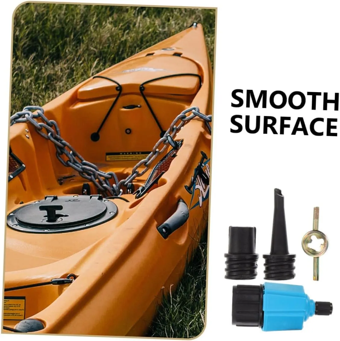 BESPORTBLE Air Pump Adapter Kayaks Inflatable Pump Air Mattress Pump Adapter Air Valve Converter Kayak Pump Adapter