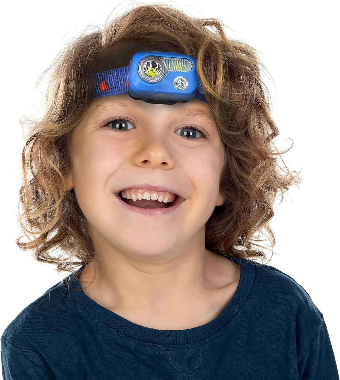 BLITZU Rechargeable Headlamp, Adjustable, Durable, Waterproof, Blue, Battery Powered, 120-Day Guarantee