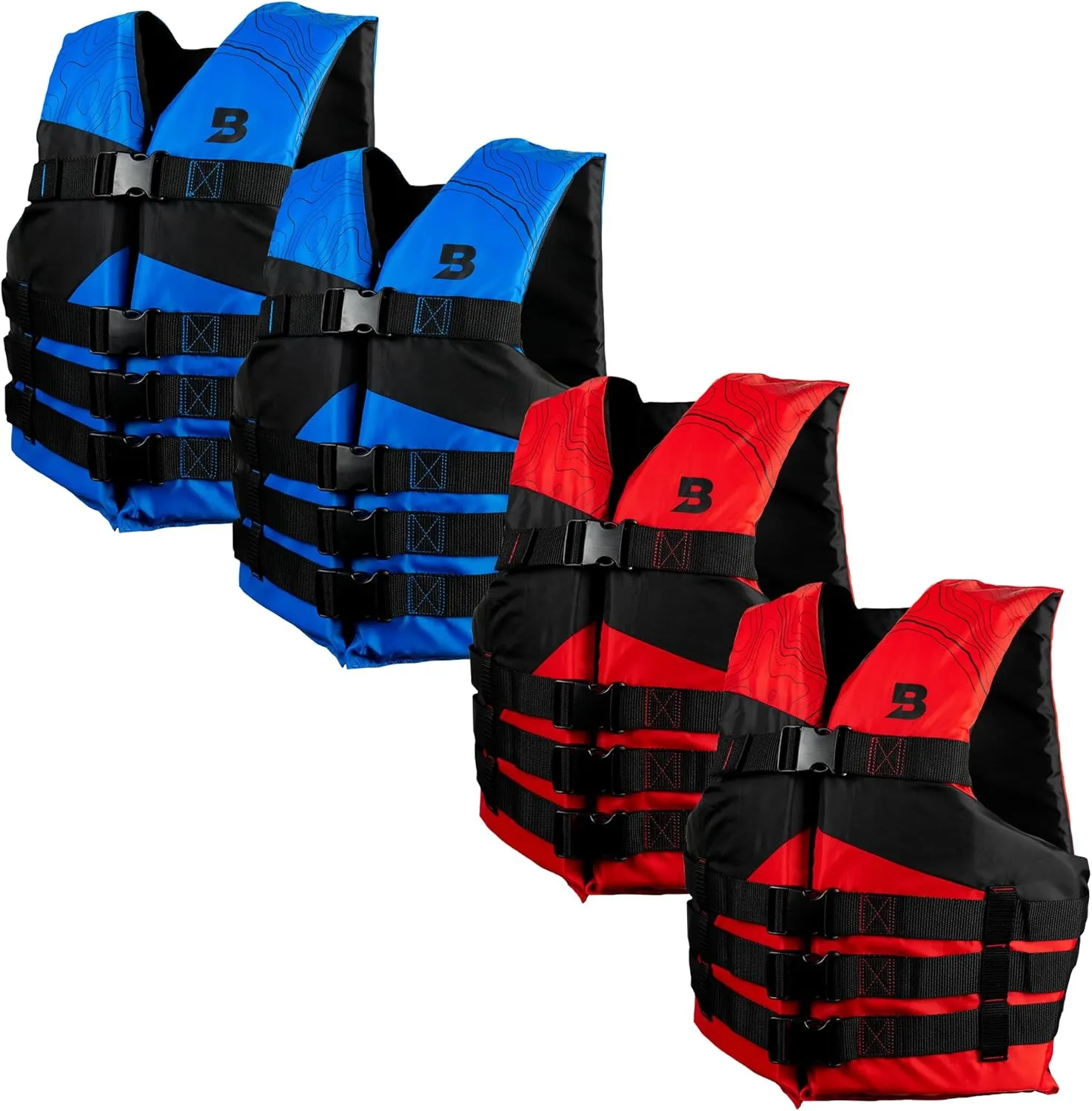 BLUESTORM Universal General Boating Life Jacket for Adults | US Coast Guard (USCG) Approved Type 3 Universal Foam Life Vest Preserver (PFD)