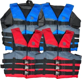 BLUESTORM Universal General Boating Life Jacket for Adults | US Coast Guard (USCG) Approved Type 3 Universal Foam Life Vest Preserver (PFD)