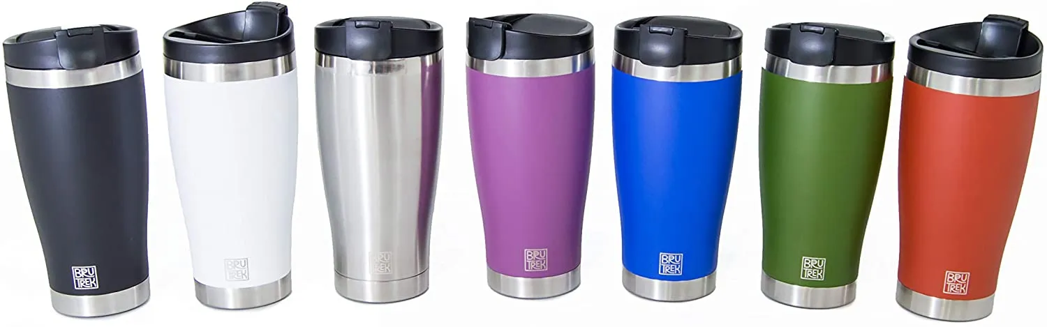 BruTrek Adventure Tumbler 16oz - Obsidian