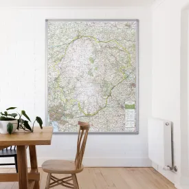 Dartmoor - UK National Park Wall Map