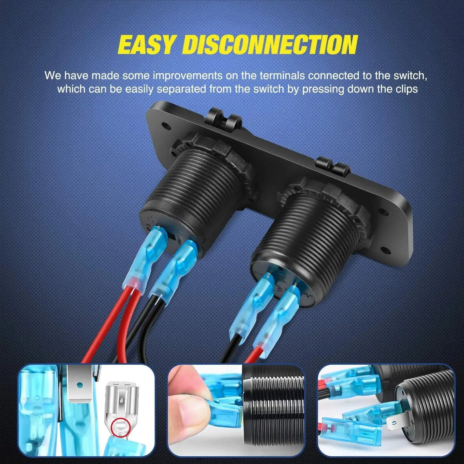 Dual QC 3.0 USB Charger | Cigarette Lighter Socket
