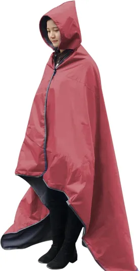 DUKUSEEK Camping Blankets for Cold Weather, Waterproof Blankets for Adult, Large (79x56), Portable, Wearable, Warm for Outdoor Camping, Picnic, Stadium, Sports, Beach, Concerts, Car, Dogs, Travel
