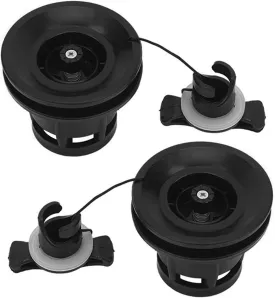 Kayak Air Stopcock,2 Pieces Inflatable Boat Stopcock - Leakproof Double Sealing Accessories for Canoe Paddle Board Dinghy Raft Pond Outdoor Use