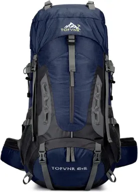 kingsea 70L Large Camping Hiking Backpack, Lightweight Nylon Trekking Rucksack,For Men Women Outdoor Large Capacity Sports Mountaineering Backpack Climbing Travel Waterproof Daypack