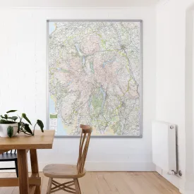 Lake District - UK National Park Wall Map