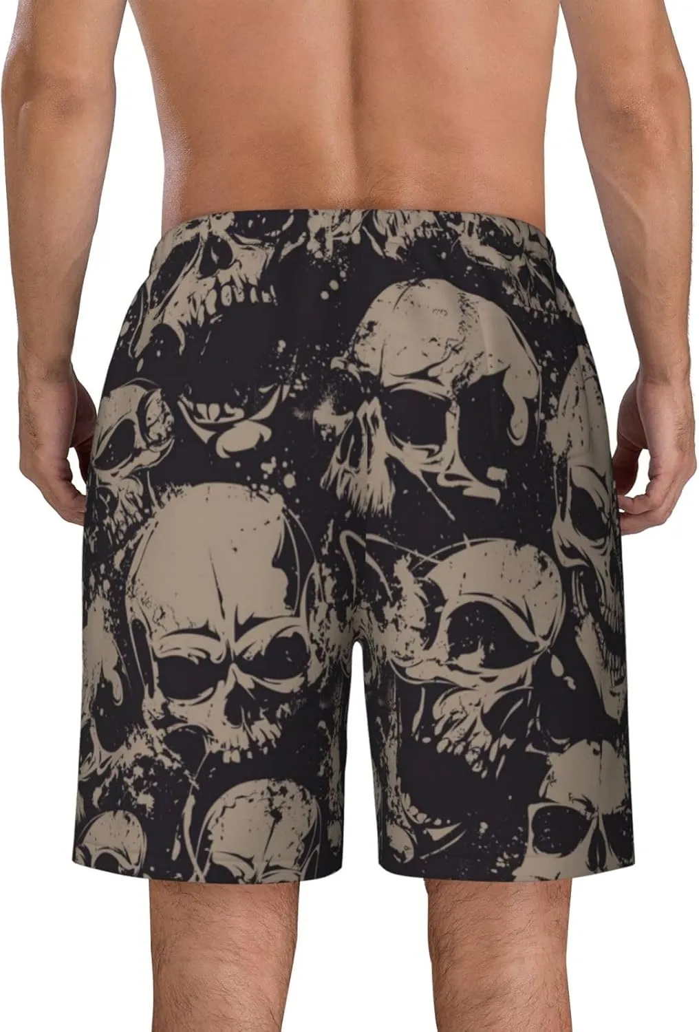 Mens Swim Trunks with Mesh Lining,Quick Dry Swimsuit Board Shorts Beach Pants Swimwear Bathing Suits