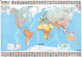 Michelin Map The World 13701 (Laminated, Rolled) (Maps/Wall (Michelin)) Map  November 1, 2017