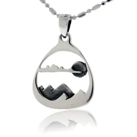 Mountain Scene Pendant