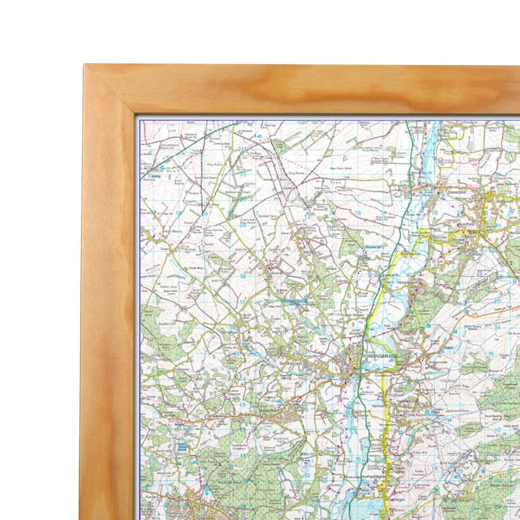 New Forest - UK National Park Wall Map