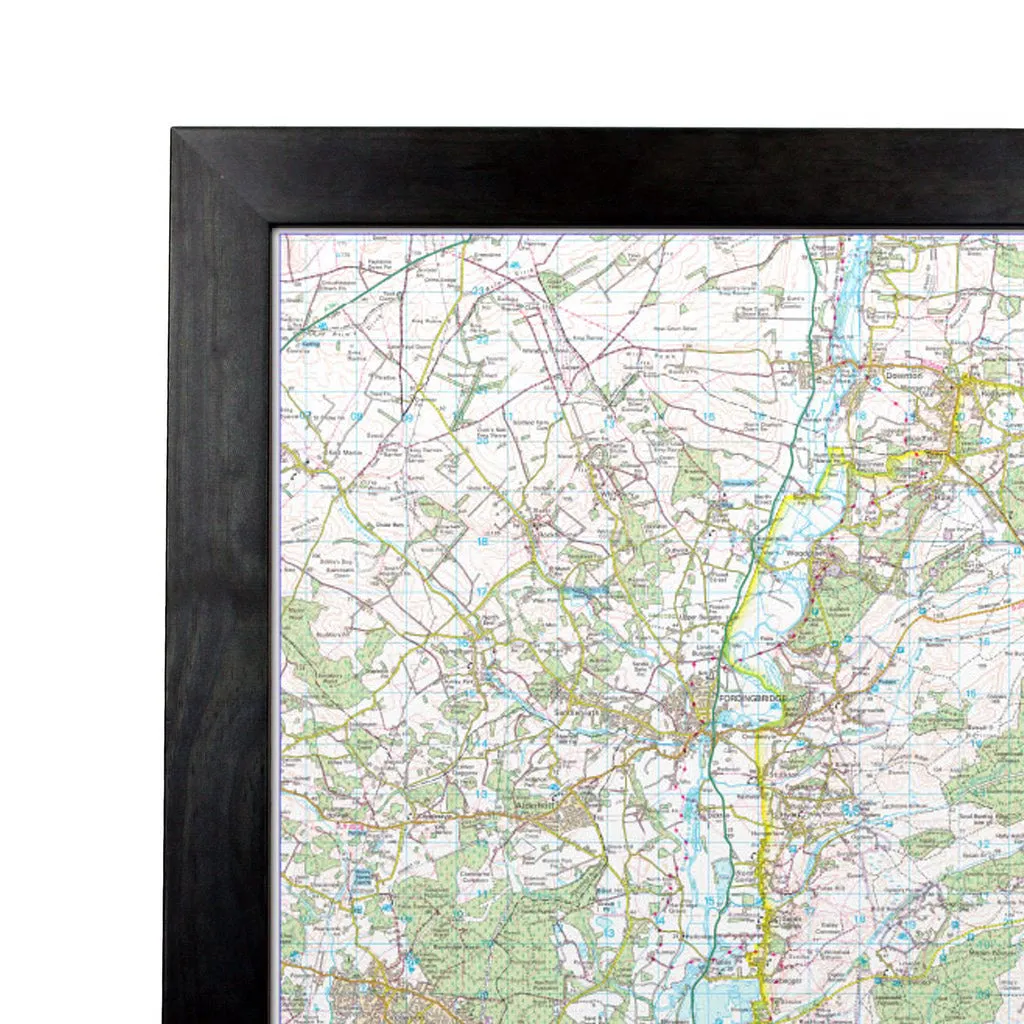 New Forest - UK National Park Wall Map