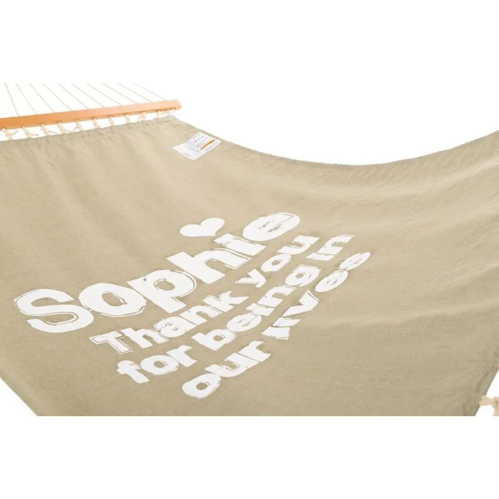 Personalised Spreader Hammock - Family