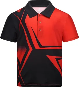 SECOOD Boys Short Sleeve Pique Polo Shirts Summer Casual Uniform Sport Tops for 6-16 Years