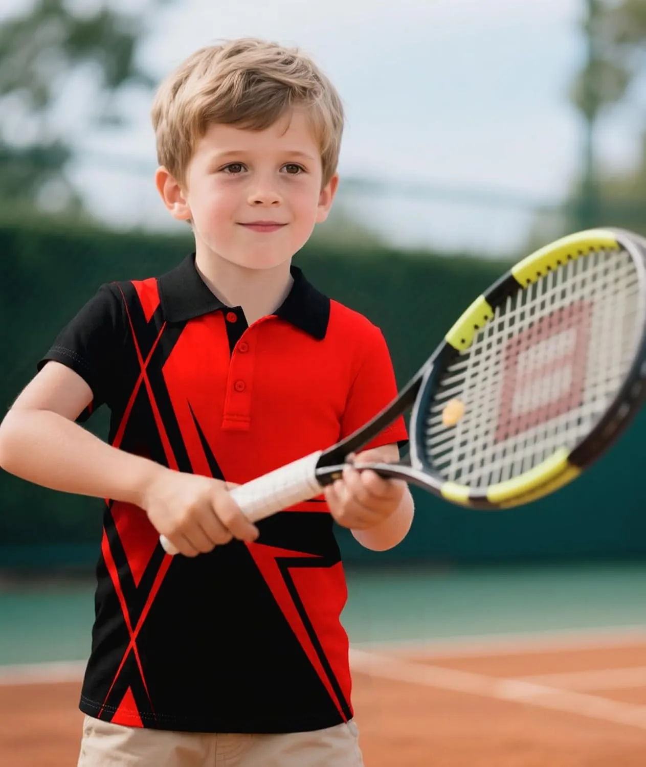 SECOOD Boys Short Sleeve Pique Polo Shirts Summer Casual Uniform Sport Tops for 6-16 Years