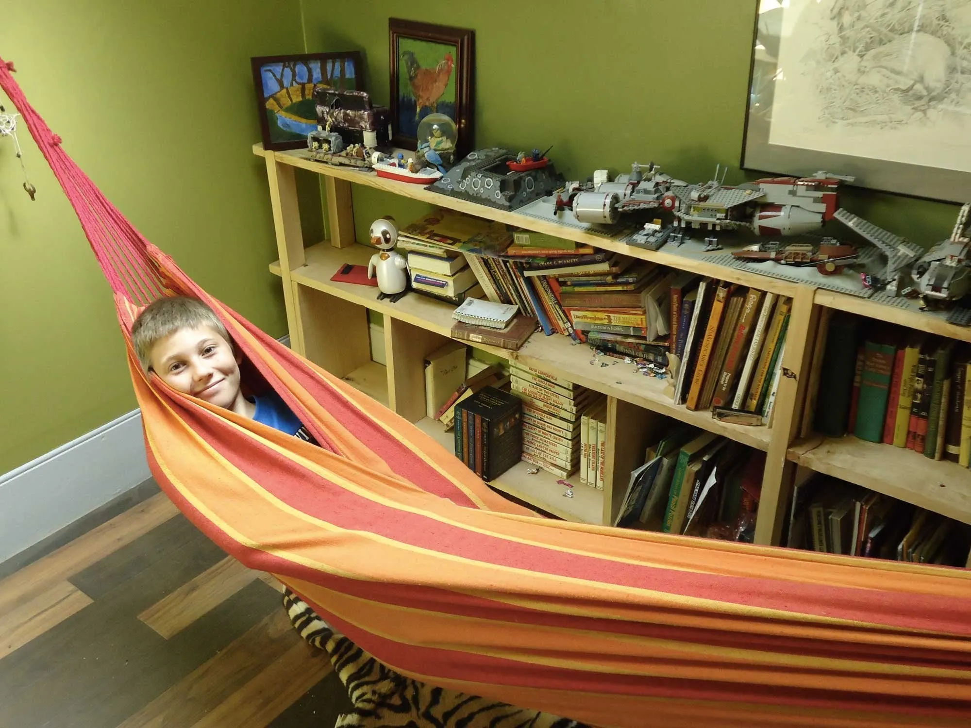 Soft Woven Cotton Fabric Brazilian Double Hammock - Hammock Sky