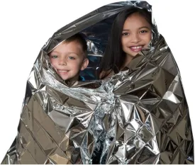 Survival Emergency Mylar Thermal Blanket, Foil Space Blanket Designed for NASA, Body Warmer Blanket for Outdoor, First Aid, Camping Gear, Hiking Travel 1