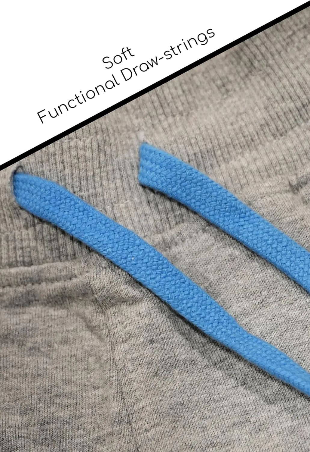 Toddler Boys Animal 3D Knee Knit French Terry Jogger/Pants - Pure Cotton
